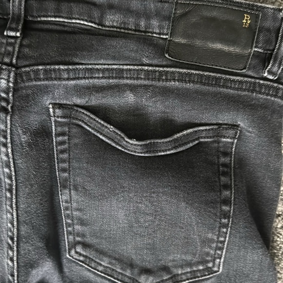 R13 Boy Skinny‎ jeans grey/black size 28 - Picture 7 of 8